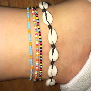 beaded choker, anklet or bracelet
